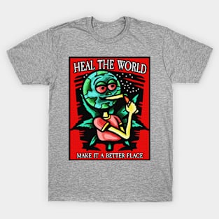 Heal The World / Marijuana T-Shirt